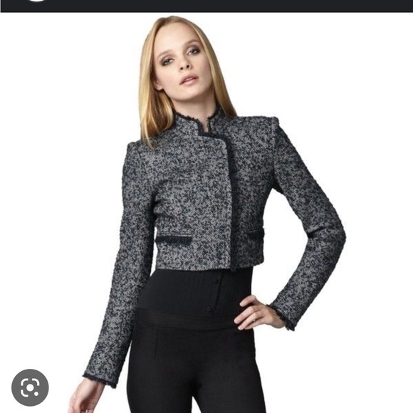 Theory Myleen Winterberry Tweed Jacket - Picture 3 of 11